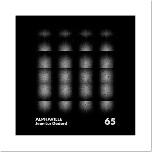 Alphaville / Minimal Graphic Design Tribute Posters and Art